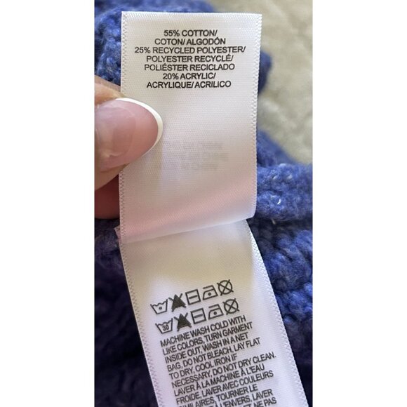 Lucky Brand Women's Fair Isle Cable Knit Crewneck Sweater Size Large - Picture 5 of 8